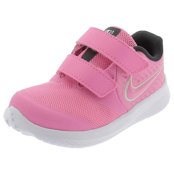 Nike Star Runner Pink Tennis Shoes - Size 4 - Minor Wear - Picture 1 of 8